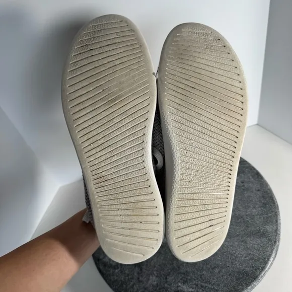 Allbirds Tree Piper Tennis Shoes Wool Grey White 10