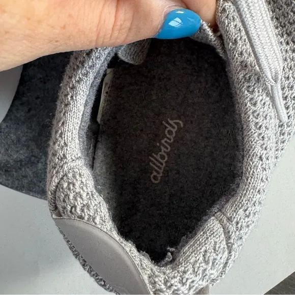 Allbirds Tree Piper Tennis Shoes Wool Grey White 10