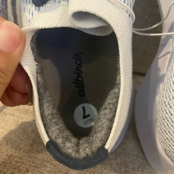 Allbirds Womens Tree‎ Dasher Running Sneakers Shoes Low Top Lace Up White 7