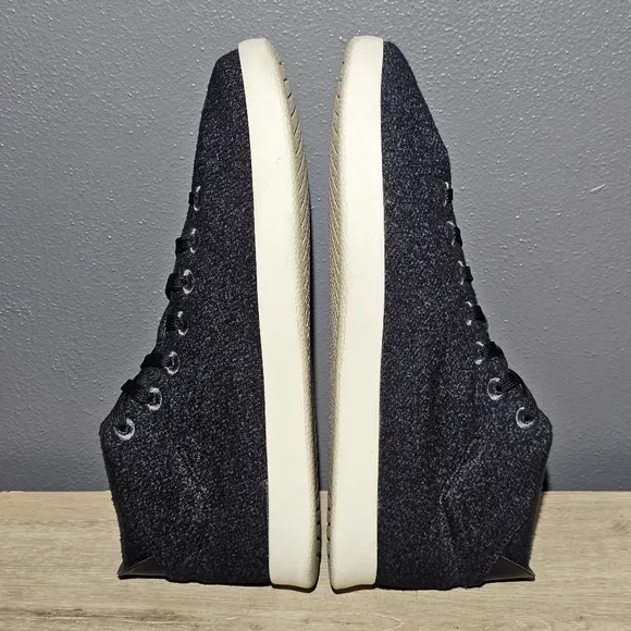Allbirds Wool Piper Mids Size 12 Chukka High Top Sneaker Shoes Heathered Gray