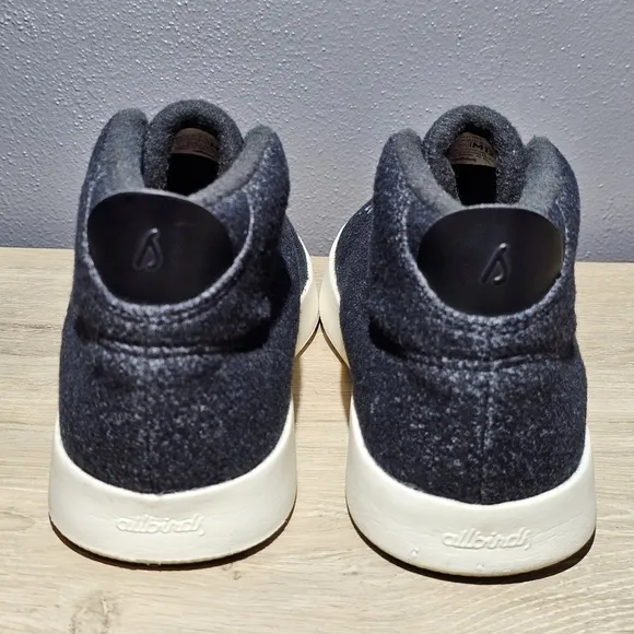 Allbirds Wool Piper Mids Size 12 Chukka High Top Sneaker Shoes Heathered Gray
