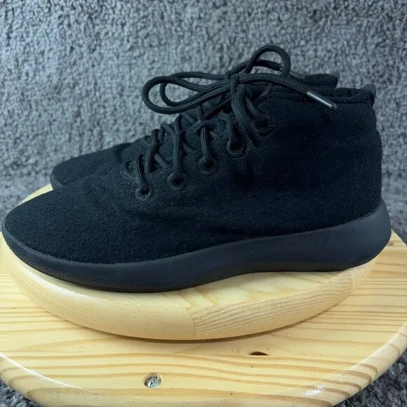 Allbirds Wool Runner Up Mizzles Shoes Mens Size 10 Black High Top Sneakers