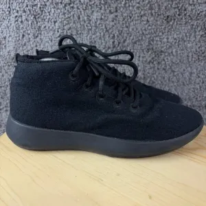 Allbirds Wool Runner Up Mizzles Shoes Mens Size 10 Black High Top Sneakers