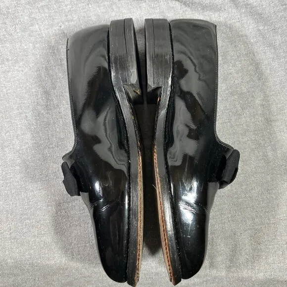 Allen Edmonds Men's Ritz Black Patent Leather Tuxedo Loafers Bow Slip On 8.5 3E
