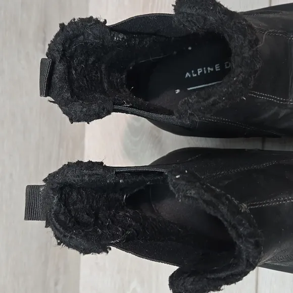 Alpine Design Ortholite Women Leather High Top Boots Shoes Sz 9