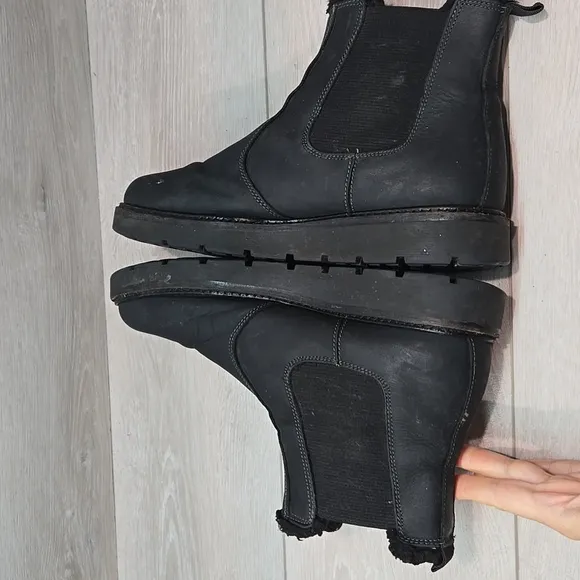 Alpine Design Ortholite Women Leather High Top Boots Shoes Sz 9