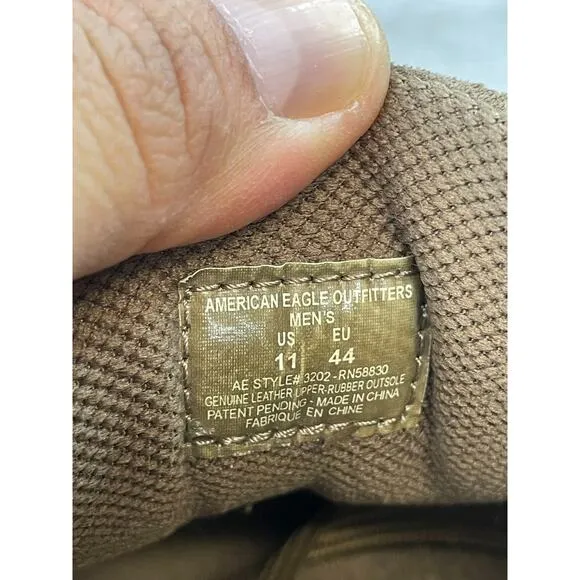 American Eagle Outfitters 3202 Men's Sneakers 11 Brown Suede Vintage Y2k 90s