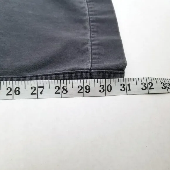 American Eagle Vintage Pants Mens Size 34 Slate Gray Cotton Streetwear Utility