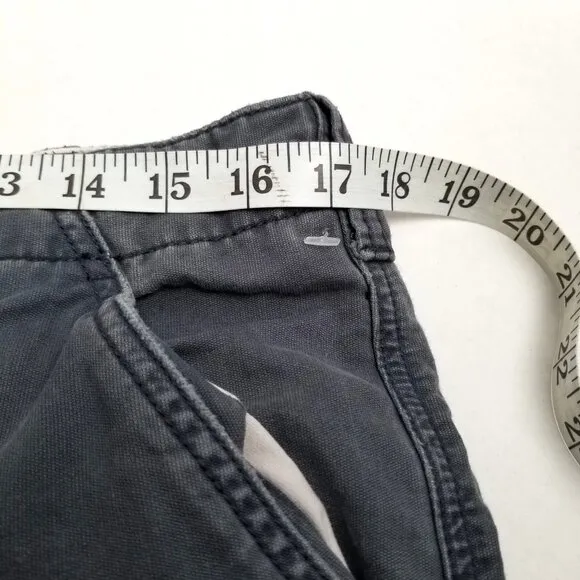American Eagle Vintage Pants Mens Size 34 Slate Gray Cotton Streetwear Utility