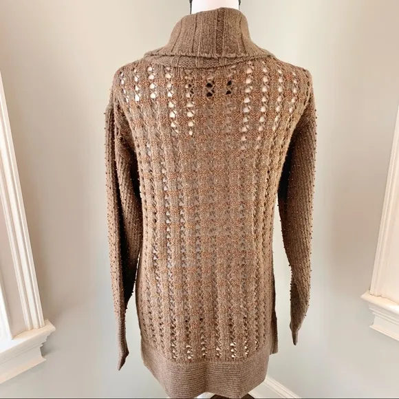 ANTHROPOLOGIE - Lambswool Double Breasted Cardigan