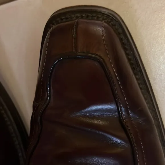 Antonio Maurizi Monk Strap Narrow Square Toe EU 42, US 8.5  Brown Leather  Italy