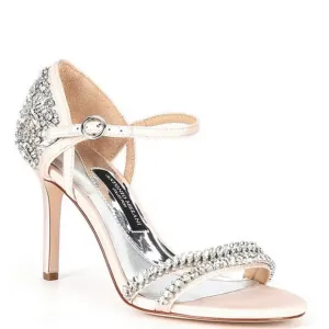 Antonio MelaniCollection Luna Crystal Embellished Dress Sandals