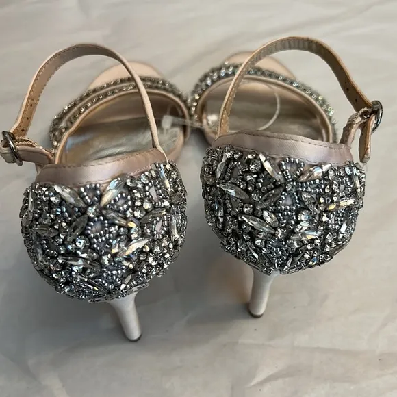Antonio MelaniCollection Luna Crystal Embellished Dress Sandals