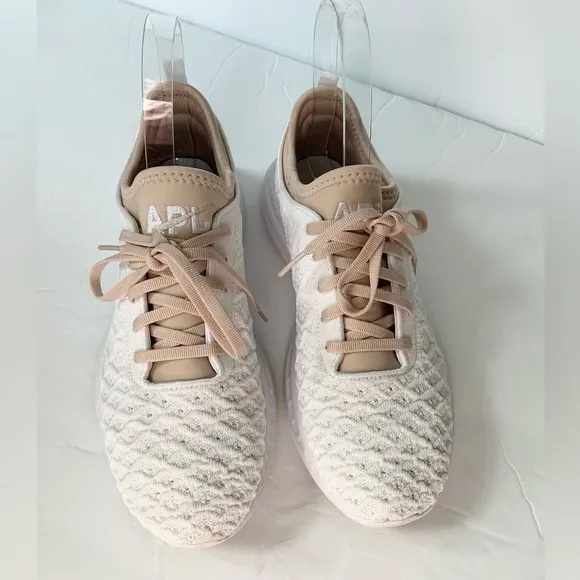 APL Techloom Phantom Running Sneaker in Ivory Blush