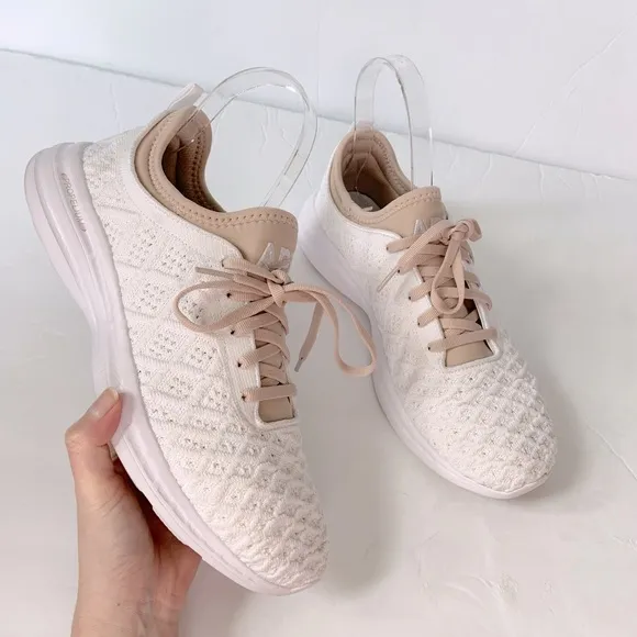 APL Techloom Phantom Running Sneaker in Ivory Blush