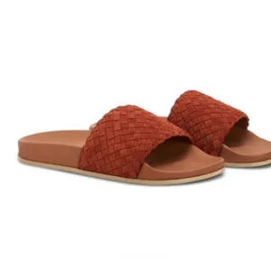 AQUATALIA SAMUELE WOVEN SUEDE // RUST SIZE 10 new Sandals