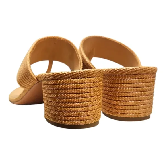 AQUAZZURA | Sundance 50 Thong Sandals in Nude ~ Size EU 36.5 / US 6.5