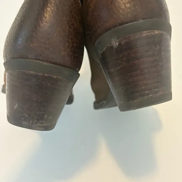 Ariat Daisy Western Brown Blue Leather Cowboy Boots Women’s Size 6.5