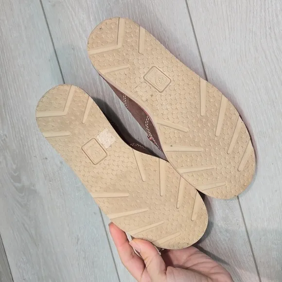 Ariat Kids Girl Western Cowboy Loafer Slip on shoes sz 1