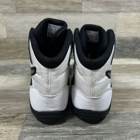 ASICS Markle’s 6 Shoes Men’s 13 Black White Silver Wrestling High Top