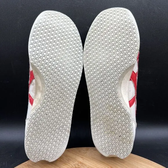 ASICS Women's Size 7 White Vintage Cheerleader &amp; Danzteam Sneakers Shoes QN782