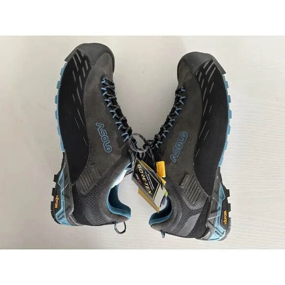 ASOLO Women’s ELDO LTH Hiking Shoes Size 7 Graphite Blue GORE-TEX Vibram NIB