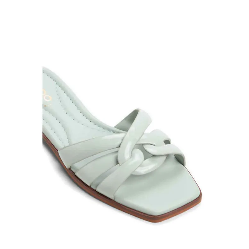 Augustia Flat Sandals - Other Green