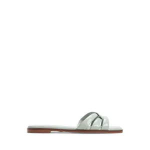Augustia Flat Sandals - Other Green