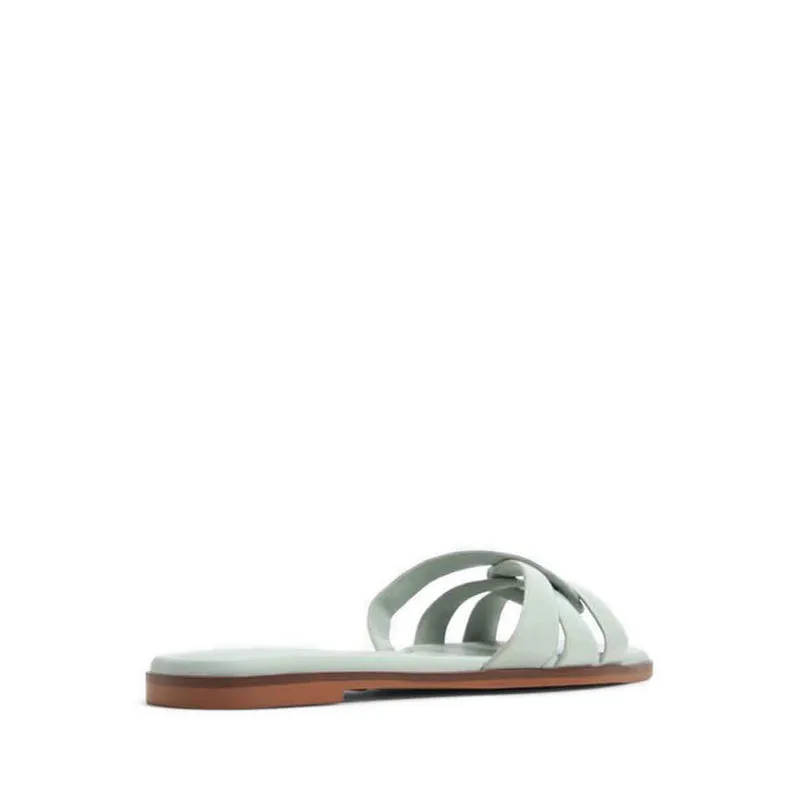 Augustia Flat Sandals - Other Green