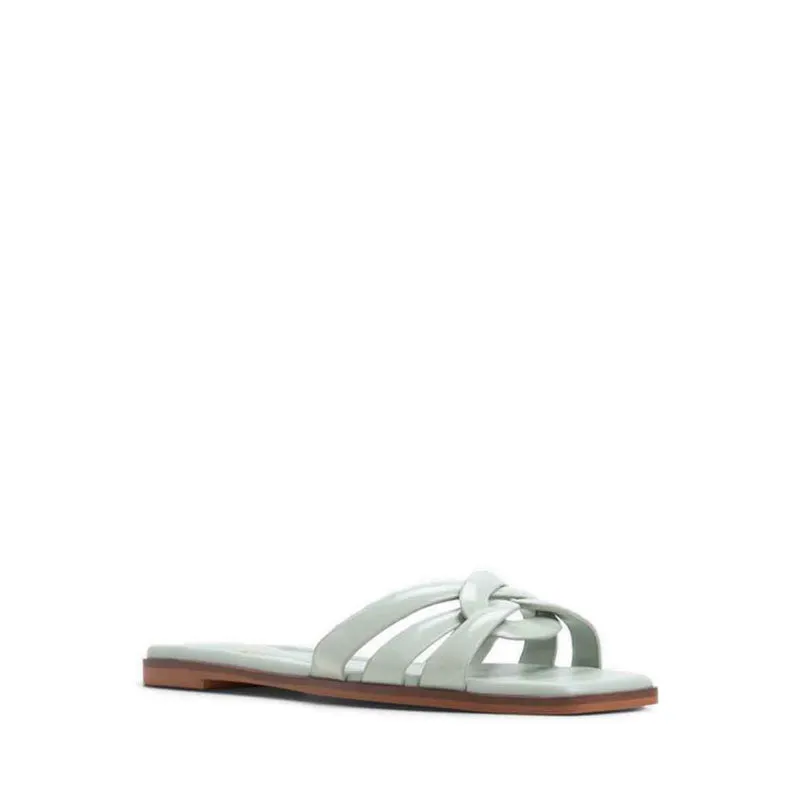 Augustia Flat Sandals - Other Green