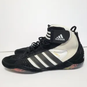 B22 Vintage Y2K Adidas Tyrint 2 Wrestling Shoes Boxing MMA 2005 Black Men's 15