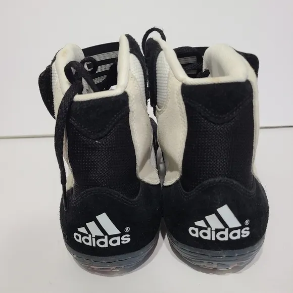B22 Vintage Y2K Adidas Tyrint 2 Wrestling Shoes Boxing MMA 2005 Black Men's 15