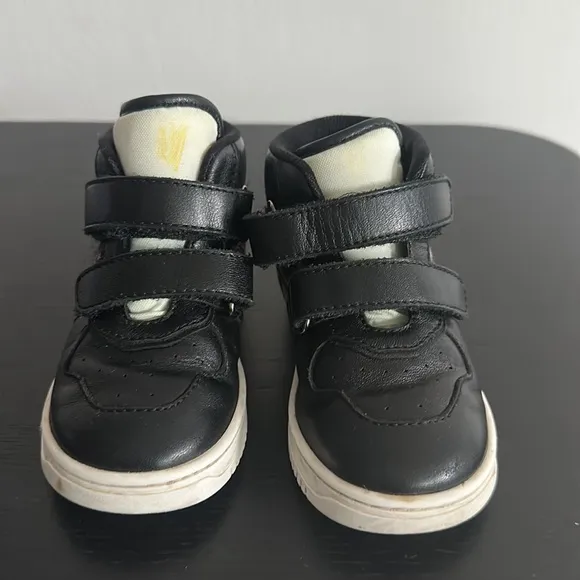 Baby Dior Black High” Top Sneakers Sz 22