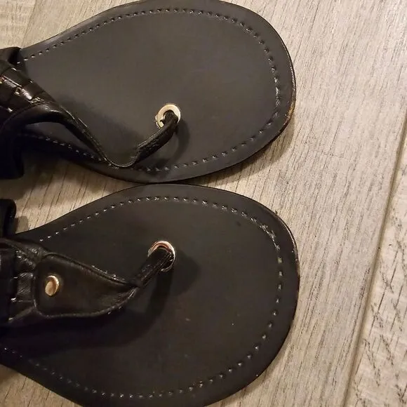 Baldan Venezia Woven Braided Black Stadded Leather Sandals Handcrafted In Italy