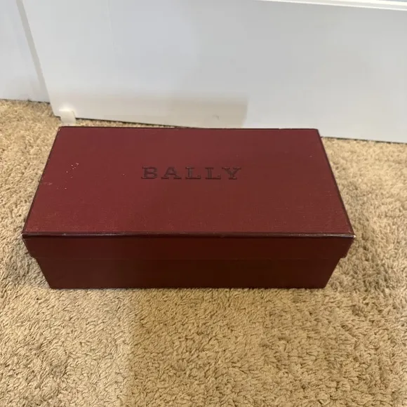 Bally Shoes Janelle Womens Size 36.5 US 6 Slip On Bone Leather Mules W/Box