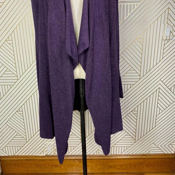Barefoot Dreams CozyChic Lite Calypso Wrap Cardigan in Purple Size US S/M