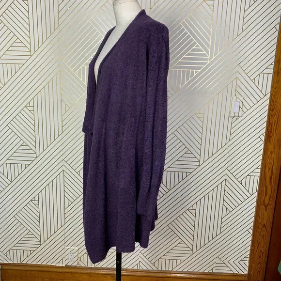 Barefoot Dreams CozyChic Lite Calypso Wrap Cardigan in Purple Size US S/M