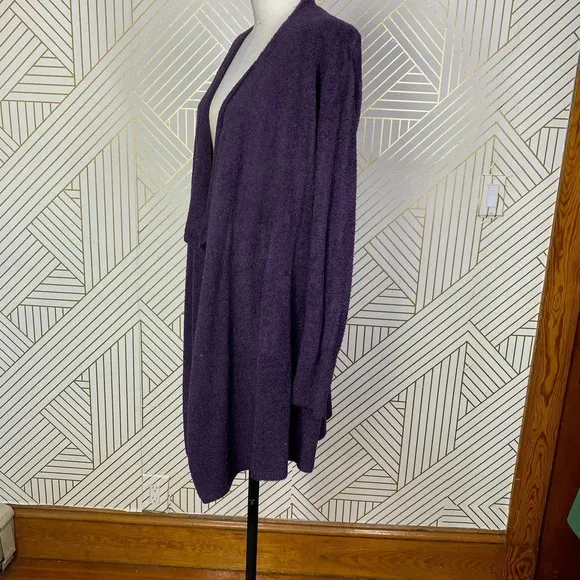 Barefoot Dreams CozyChic Lite Calypso Wrap Cardigan in Purple Size US S/M