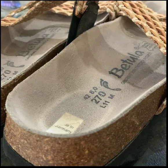BETULA By BIRKENSTOCK Woven Strap Sandals
