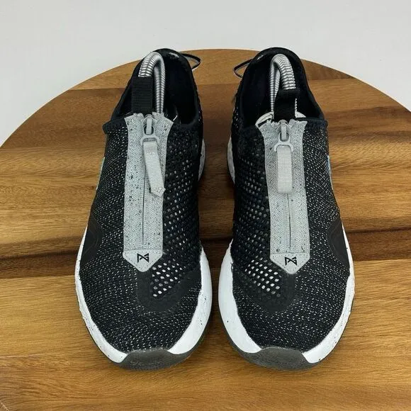 Big Kids Boys Nike PG 4 Heather Black Basketball Sneakers Shoes Size 5.5 Y GUC‎