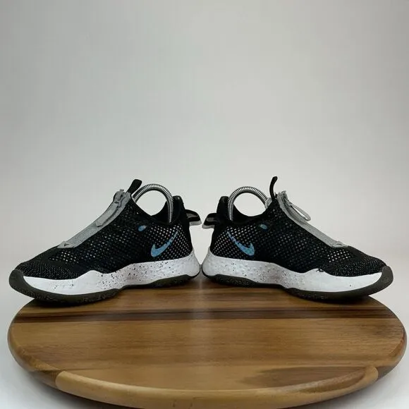 Big Kids Boys Nike PG 4 Heather Black Basketball Sneakers Shoes Size 5.5 Y GUC‎