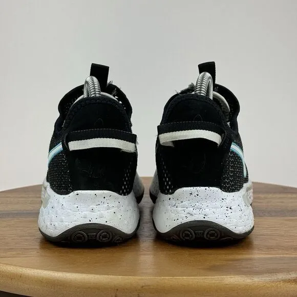 Big Kids Boys Nike PG 4 Heather Black Basketball Sneakers Shoes Size 5.5 Y GUC‎