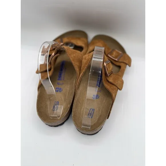 Birkenstock Arizona Sandals Men Suede Leather Mink Shoes Classic US 10 EU 43 New
