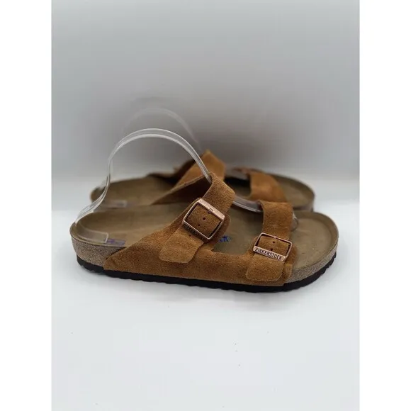 Birkenstock Arizona Sandals Men Suede Leather Mink Shoes Classic US 10 EU 43 New