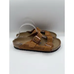 Birkenstock Arizona Sandals Men Suede Leather Mink Shoes Classic US 10 EU 43 New