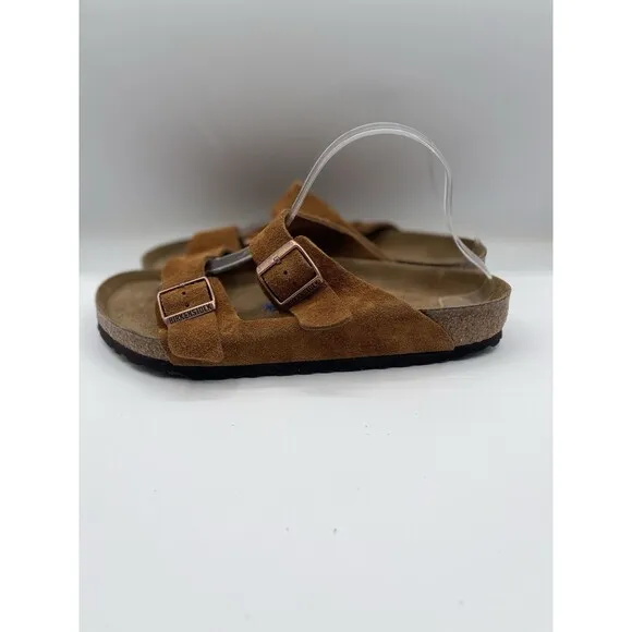 Birkenstock Arizona Sandals Men Suede Leather Mink Shoes Classic US 10 EU 43 New