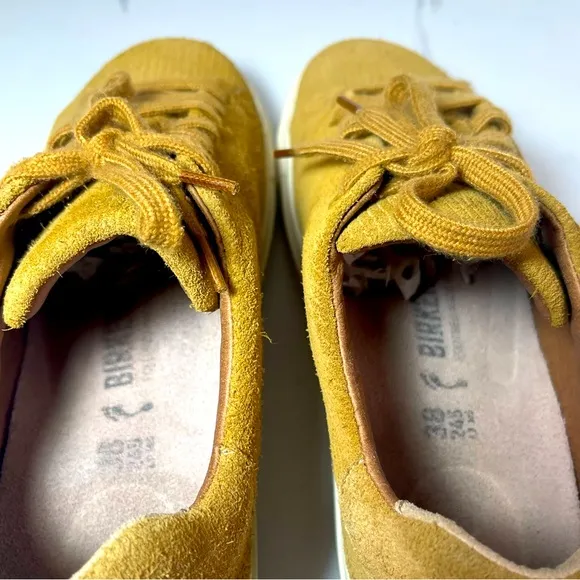 Birkenstock Bend Corduroy Womens US7.5-8 EU38 Shoes Low Suede Brown LaceUp Comfo