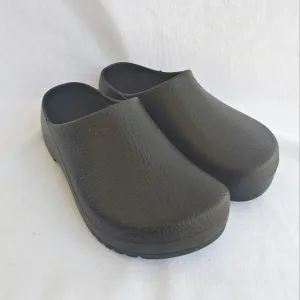 Birkenstock Super-Birki Shoes Polyurethane Slip On Clog EU 40 Black Unisex Nurse