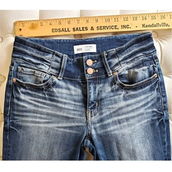 BKE PAYTON Universal Fit Mid Rise Ankle Skinny Stretch Jeans 26 LK New