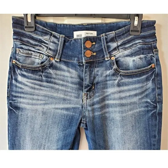 BKE PAYTON Universal Fit Mid Rise Ankle Skinny Stretch Jeans 26 LK New